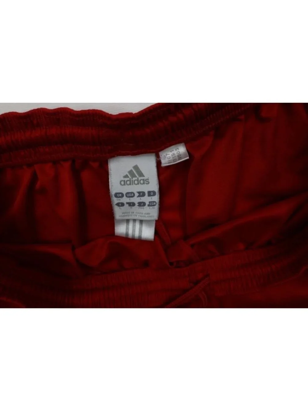 Vintage Y2K 2007 Adidas Mens Large Above Knee Running Jogging Soccer Shorts Red